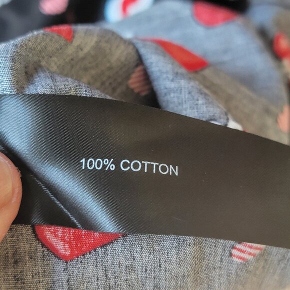 Denim and Flower Ricky Singh Shirt Mens L Dog Puppy Love Hearts Valentines Day - Picture 9 of 10